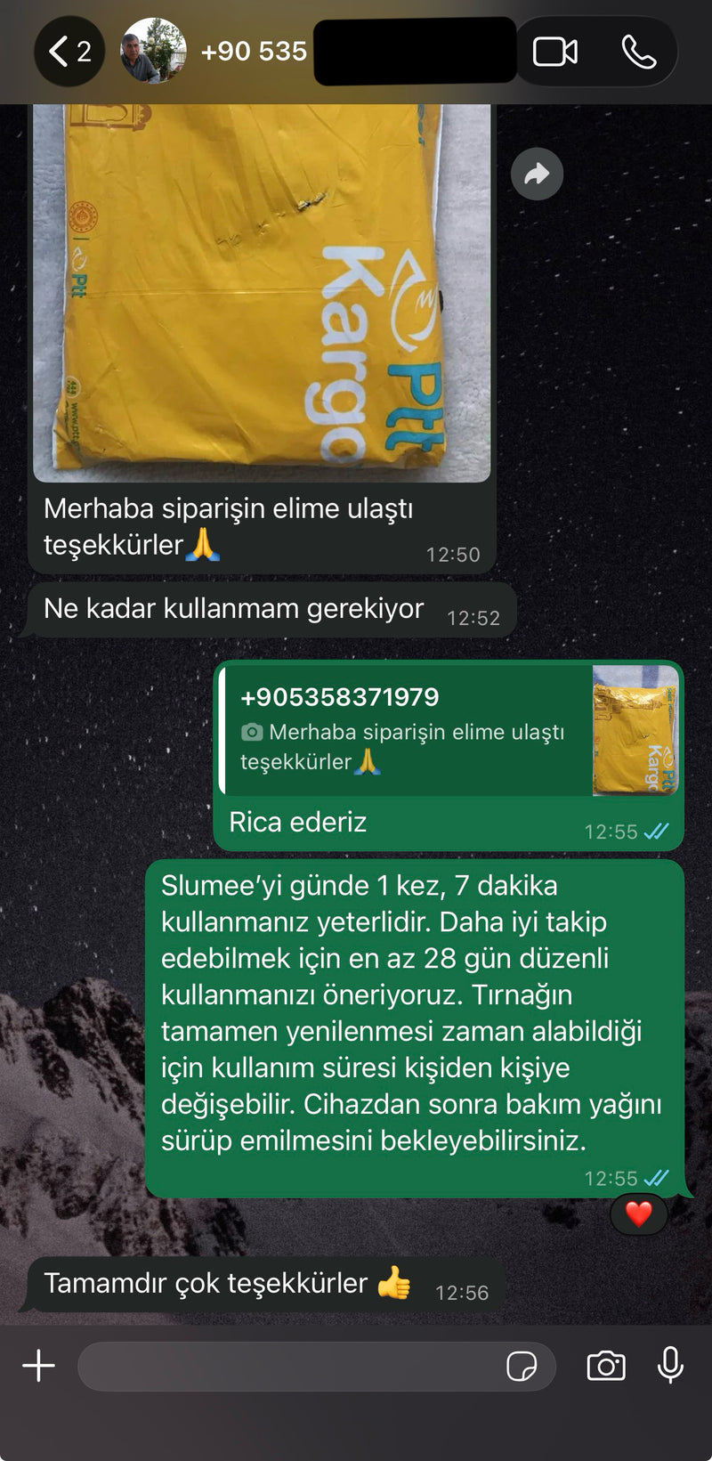 Customer photo